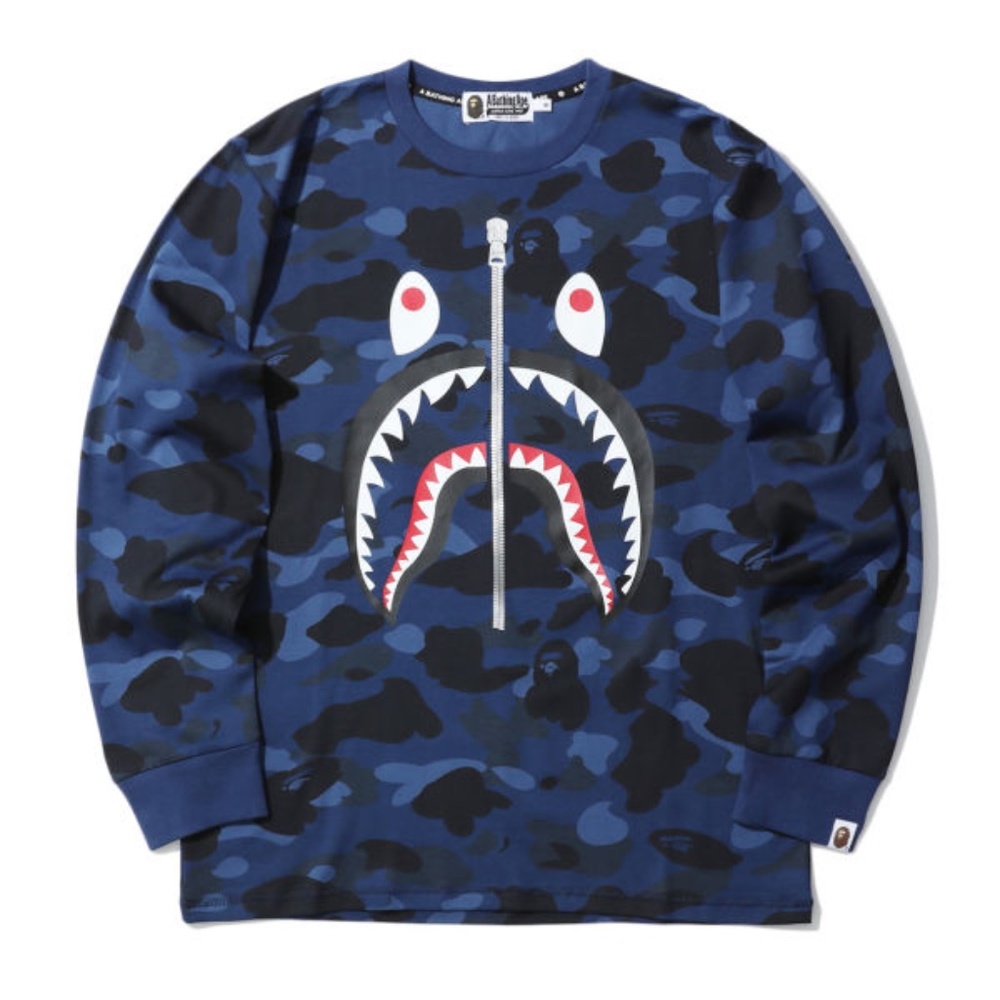 BAPE Color Camo Shark T-shirt